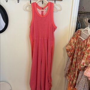 Coral Pink Romper